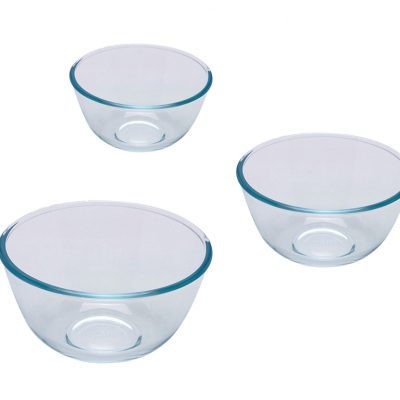 set misiek Pyrex na miešanie